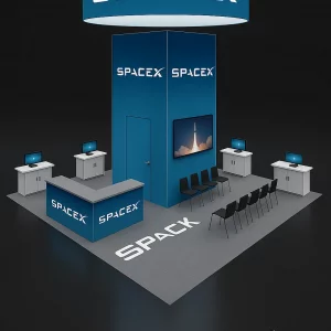 Product Launch Pavilion 20×30 Orlando Trade Show Exhibit Rental Booth