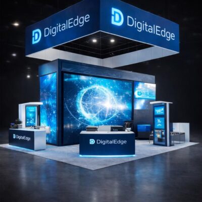 20×20 Automotive Exhibit Booth Design