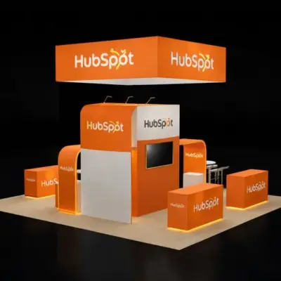 20×20 SaaS Trade Show Booth Design